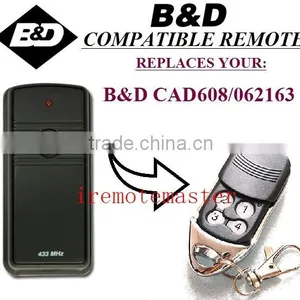 HIGH QUALITY FOR B&D CAD608/062163 COMPATIBLE REMOTE thumbnail-1