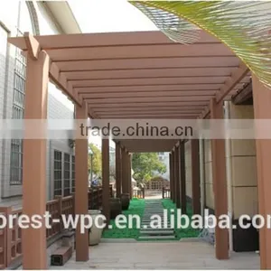 Waterproof Outdoor WPC Garden Pergola thumbnail-1