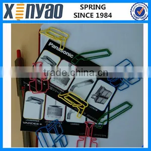 Hight Quality Promotional Gifts Colorful Custom Logo Shape Paper Clips thumbnail-4