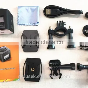 360 Degree Action Camera 360 VR VR Mode Waterproof 30M Sport Action Camera High Resolution Mini DV Cam 2016 New Supplier's Choice thumbnail-5