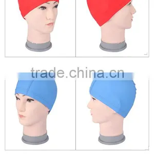 Lycra Waterproof Bathing Fashion Swimming Caps thumbnail-3