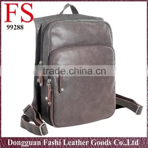 Wholesale Vintage Leather Backpack, Durable Leather Travel Backpack 2016 thumbnail-2