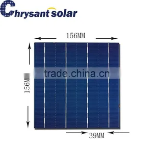 Neo Solar Power 156X156 4BB 18.4% High Efficiency Taiwan Polycrystalline Solar Cells thumbnail-1