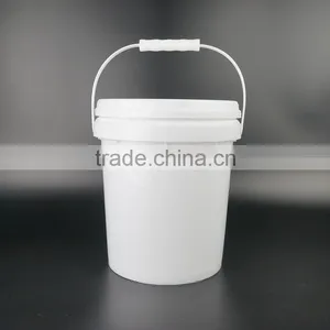 Plastic Pail for Latex, Small Bucket Plastic, Paint Bucket With Plastic Handle thumbnail-2