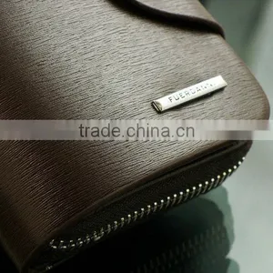 Billfold Multi Pockets Purse Card Holder Mens Zipper Leather Wallet thumbnail-3