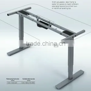 RISESAT Electric Adjustable Sit and Stand Executive Table thumbnail-2