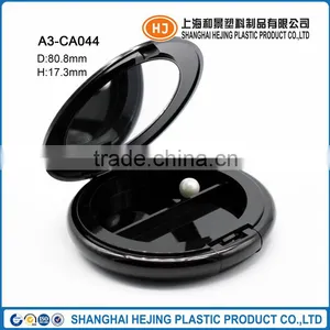 Round Compact Powder Container With Mirror thumbnail-1