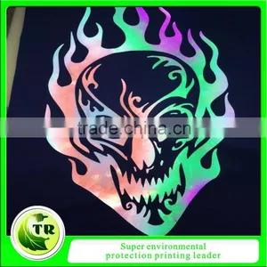 Rainbow Effect Silicone Reflective Heat Transfer Printing Label thumbnail-1