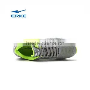 ERKE Wholesale Drop Shipping 2016 Summer Grey Breathable Mesh Air Cushion Mens Running Shoes thumbnail-3