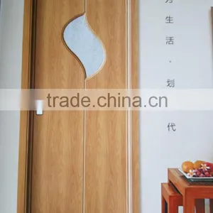 Bless the Green, Environmental Protection, Beautiful Glass Design of PVC Door thumbnail-1