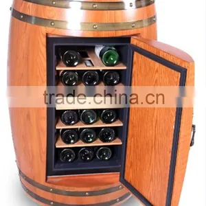 Carved Logo Design Wood Refrigerator Cabinet 48volume Thermoelectric Wine Refrigerator thumbnail-4