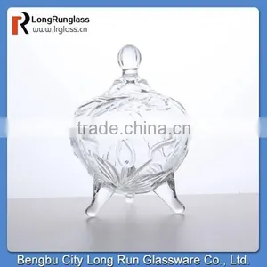 LongRun Personalized Tripod Glass Decoration Candy Box thumbnail-1