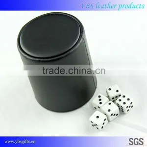 Factoty Direct Wholesale Genuine Leather Dice Cup for Promotion thumbnail-1