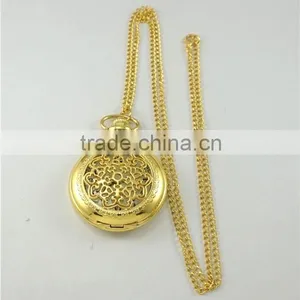 Antique Gold Quartz Classic Pocket Watch thumbnail-1