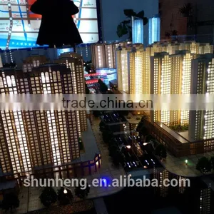 Apartments House Miniature Architectural Model 1/150 for Real Estate thumbnail-1