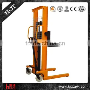 Customized 1.5t 1600mm Manual Hydraulic Hand Lift Stacker Forklift thumbnail-1