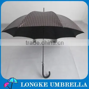 Auto Open Stripe Straight Umbrella thumbnail-1