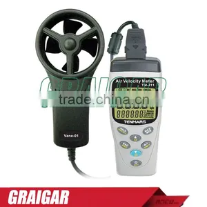 TENMARS TM-411/412/413/414 Air Velocity Meter Airspeed Anemoscope Anemometer -20~50C thumbnail-1
