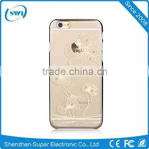Comma Ultra Slim PC Hard Case for IPhone 6, Electroplating Bling Element Back Screen Cover for IPhone 6s thumbnail-2