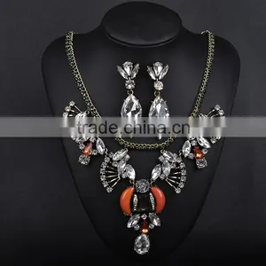 Hot Alloy Necklace Earring Jewelry Set thumbnail-1