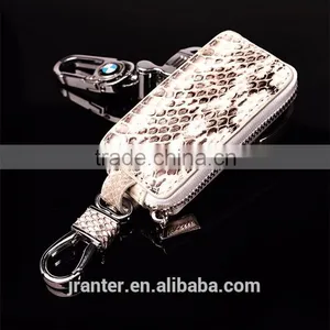 Custom Python Snakeskin Key Case for Car,smart Leather Car Key Case thumbnail-1
