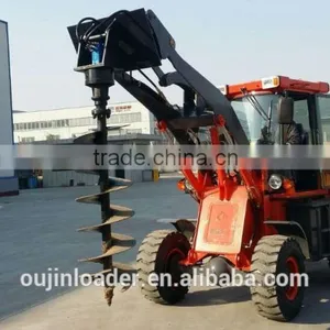 2016 New Design Mini Construction Equipment Wheel Loader With Auger thumbnail-4