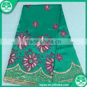 2016 Hot Sell African Lace Fabric African Bridal George Lace Styles for Garment thumbnail-6