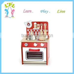 LPL Brand High Quality Wooden Educational Kids Toy Kids Mini Kitchenware Set Wooden Kitchen Toy for Sale thumbnail-1