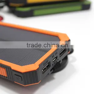 Hot Sale Waterproof Cheap Solar Mobile Phone Charger 12000mah thumbnail-3
