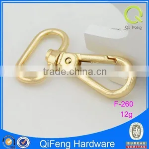F-260 Oval Snap Hook Gold Bag Metal Fittings Swivel Hook thumbnail-1