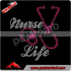 Bulk Rhinestones Iron Nurse Life Designs for Appliques thumbnail-1