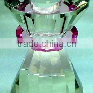 Crystal-like Glass Candle Holder for Home Decor thumbnail-1
