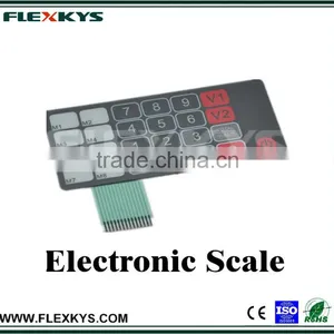 Electronic Scale Control Panel Membrane Switches With Flat Pins thumbnail-2