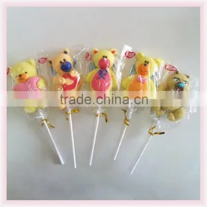Halal Cotton Candy Rabbit / Butterfly / Worm Shape Marshmallow Kakob Lollipop thumbnail-3