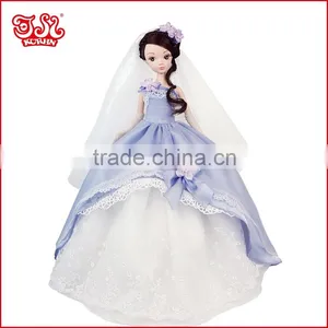 Hot Sell 11'' Fashion Bride Doll Toy Wedding Gift thumbnail-2
