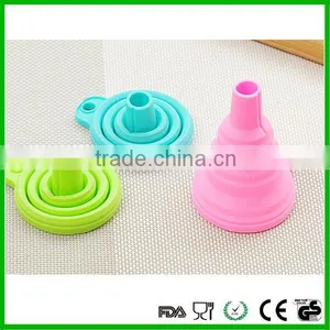 Food Grade Silicone Foldable Funnel Custom Mini Collapsible Funnel thumbnail-1