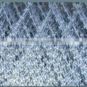 Good Concertina Welding Barriers Diamond Hole Fence Panels for Enclosure Security Anti Climb Welded Grills With Sharp Razor thumbnail-5