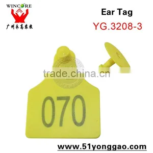 Livestock Cow Ear Tag With Laser Printing Number Cow ID Tag Animal Ear Tag thumbnail-1
