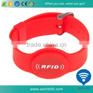 Ring Bracelet NFC NTAG213 Silicone Wristband for Lockers and Consume Goods thumbnail-3
