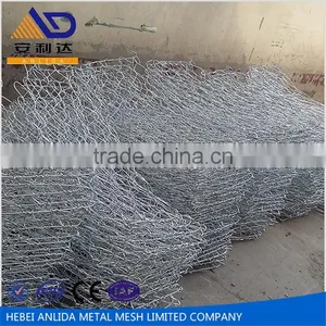 Nature Flood Control Barrier High Grade Steel Anping Hexagonal Mesh Gabion Box thumbnail-1