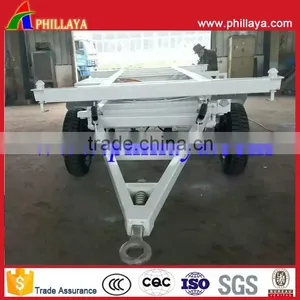 2017 New Model China Semi Trailer Type and High Tensile Steel Material 2 Axles Heavy Duty Low Bed Tow Dolly Trailer for Sale thumbnail-1