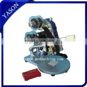 DY-8 Manual Type Three Rows Ribbon Coder Date Coding Machine thumbnail-1