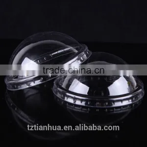 China Manufactory Provide PS Material Blister Process Disposable Plastic Ice Cream Cup Lids thumbnail-2