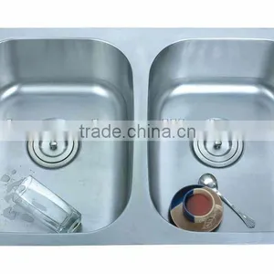 Double Bowl Stainless Steel Kitchen Sink thumbnail-1