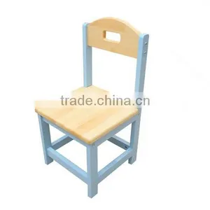 Wholesale Solid Wood Children Study Chairs Kids Chair With Wooden Frame thumbnail-2