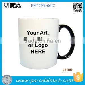 Custom Printing 11oz Porcelain Mug With Logo thumbnail-1