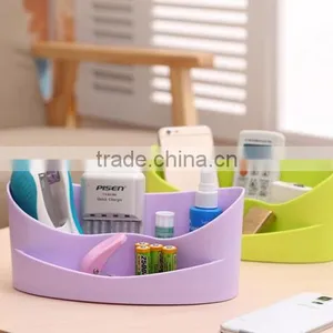 Cy271 Multi-Purpose PP Plastic Desktop Storage Box Case Pen Pencil Holder Plastic Cosmetics Make Up Office Desk Organizer thumbnail-4