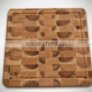 High Quality Best Selling Eco Friendly Square Natural RubberWood Cutting Board From Viet Nam thumbnail-1