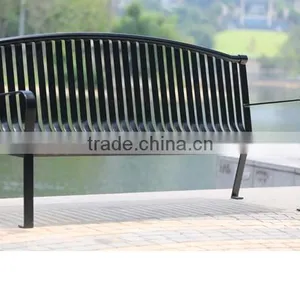 Public Park Metal Outdoor Bench for Street thumbnail-5