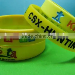 Silicone Bracelet With Refilled Coloring thumbnail-1